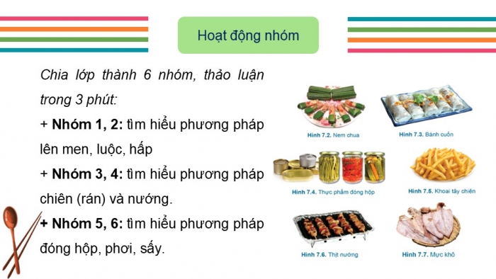 Giáo án PPT Công nghệ 6 cánh diều Bài 7: Chế biến thực phẩm