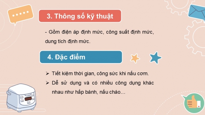 Giáo án PPT Công nghệ 6 cánh diều Bài 13: Nồi cơm điện và bếp hồng ngoại