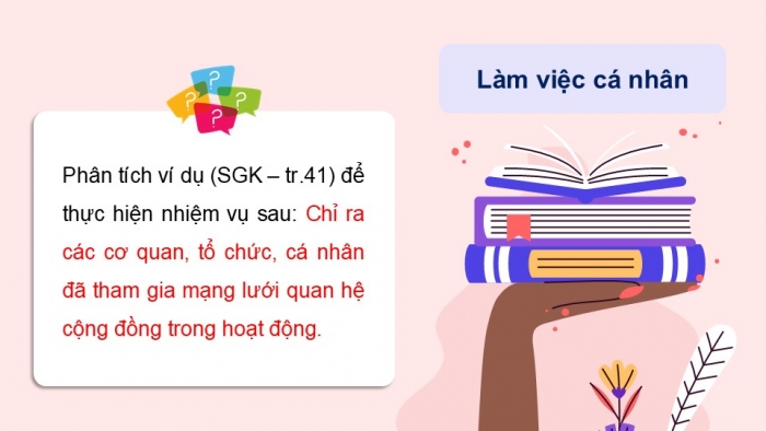 Giáo án điện tử Hoạt động trải nghiệm 9 cánh diều Chủ đề 5 - Hoạt động giáo dục 1: Tham gia phát triển cộng đồng