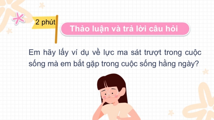 Giáo án PPT KHTN 6 cánh diều Bài 28: Lực ma sát