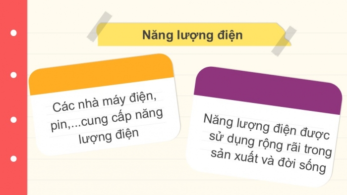 Giáo án PPT KHTN 6 cánh diều Bài 30: Các dạng năng lượng