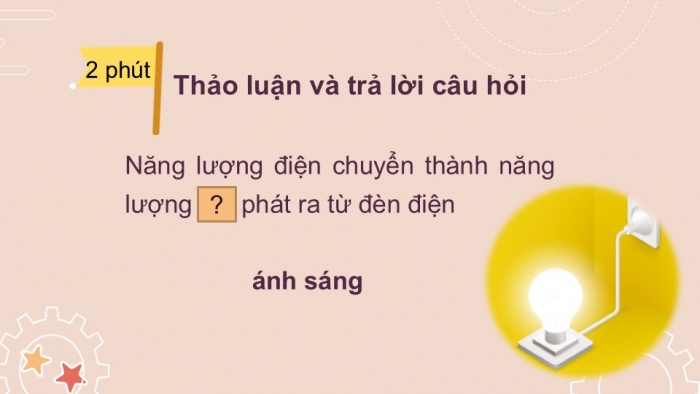 Giáo án PPT KHTN 6 cánh diều Bài 31: Sự chuyển hoá năng lượng