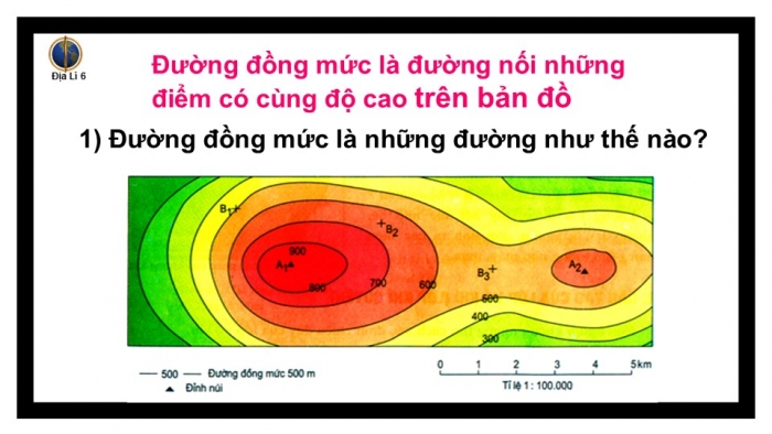 Giáo án PPT Địa lí 6 cánh diều Bài 12 Thực hành: Đọc lược đồ địa hình tỉ lệ lớn và lát cắt địa hình đơn giản