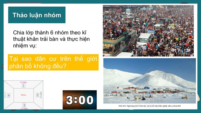 Giáo án PPT Địa lí 6 cánh diều Bài 24: Dân số thế giới. Sự phân bố dân cư thế giới. Các thành phố lớn trên thế giới