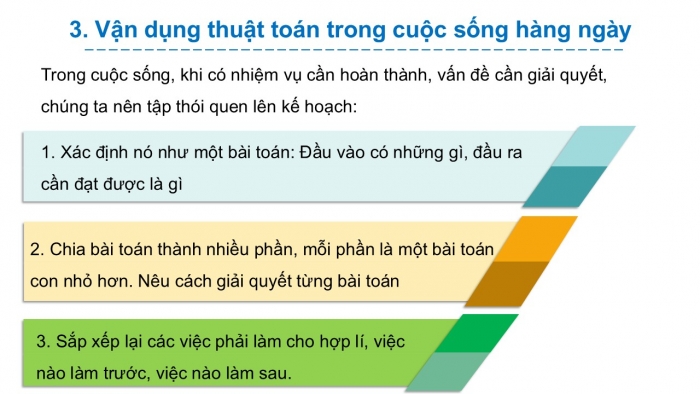 Giáo án PPT Tin học 6 cánh diều Bài 1: Khái niệm thuật toán