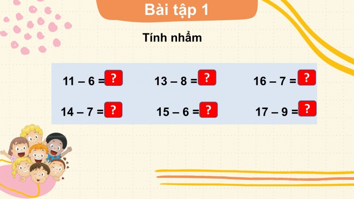 Giáo án PPT Toán 2 kết nối Bài 12: Bảng trừ (qua 10)