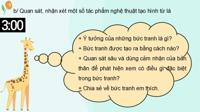 Giáo án PPT Mĩ thuật 6 cánh diều Bài 6: Tạo hình cá bằng lá cây