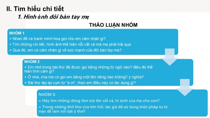 Giáo án PPT Ngữ văn 6 cánh diều Bài 2: À ơi tay mẹ