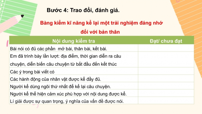 Giáo án PPT Ngữ văn 6 cánh diều Bài 3: Kể về một kỉ niệm của bản thân