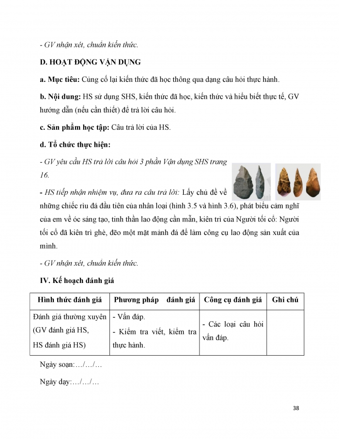 Giáo án và PPT Lịch sử 6 cánh diều Bài 3: Nguồn gốc loài người