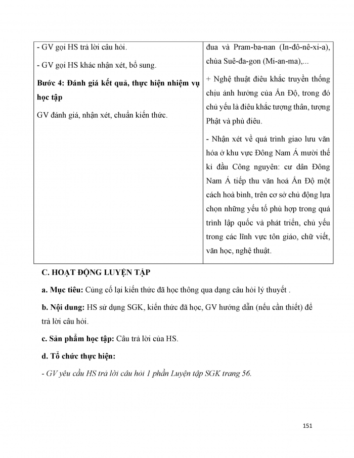 Giáo án và PPT Lịch sử 6 cánh diều Bài 11: Giao lưu thương mại và văn hoá ở Đông Nam Á (từ đầu Công nguyên đến thế kỉ X)