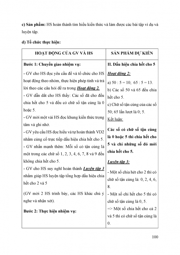 Giáo án và PPT Toán 6 cánh diều Bài 8: Dấu hiệu chia hết cho 2, cho 5