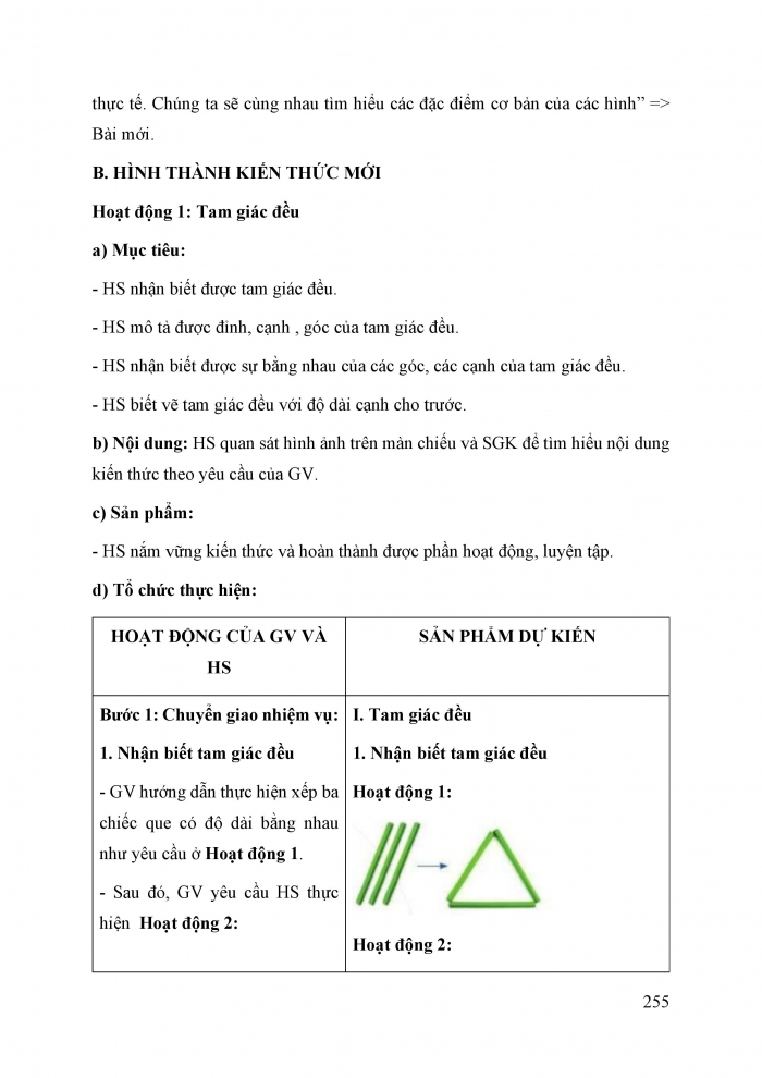 Giáo án và PPT Toán 6 cánh diều Bài 1: Tam giác đều. Hình vuông. Lục giác đều