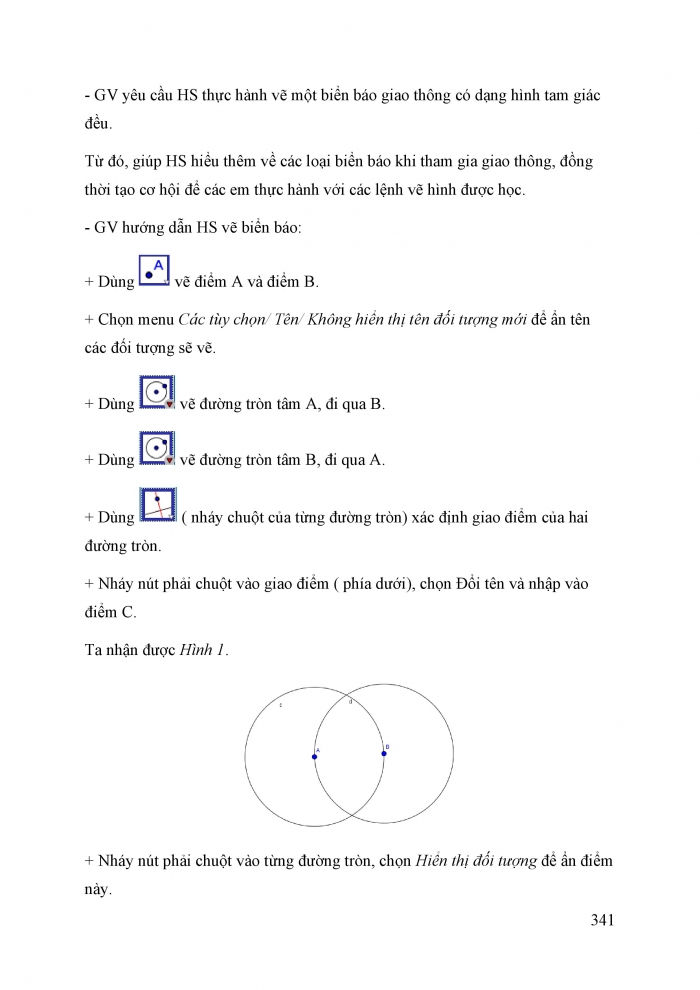 Giáo án và PPT Toán 6 cánh diều Thực hành phần mềm GeoGebra