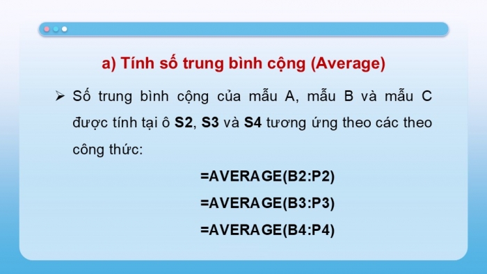 Giáo án điện tử chuyên đề Tin học ứng dụng 12 cánh diều Bài 5: Mô tả đặc trưng độ tập trung dữ liệu