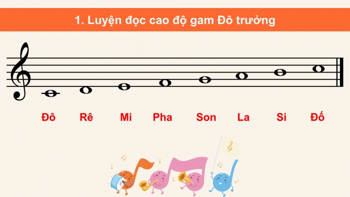 Giáo án điện tử Âm nhạc 5 kết nối Tiết 27: Lí thuyết âm nhạc Ôn tập, Đọc nhạc Bài số 4