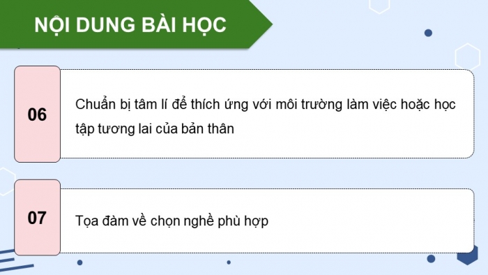 Giáo án điện tử Hoạt động trải nghiệm 12 cánh diều Chủ đề 8: Chọn nghề phù hợp (P1)