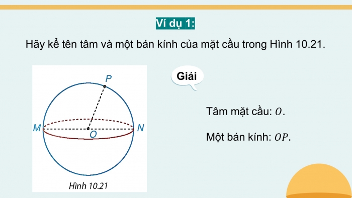 Giáo án điện tử Toán 9 kết nối Bài 32: Hình cầu