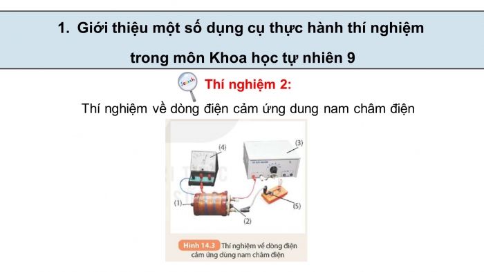 Giáo án điện tử KHTN 9 kết nối - Phân môn Vật lí Bài 14: Cảm ứng điện từ. Nguyên tắc tạo ra dòng điện xoay chiều