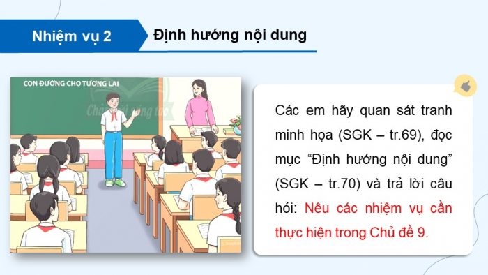 Giáo án điện tử Hoạt động trải nghiệm 9 chân trời bản 1 Chủ đề 9 Tuần 30