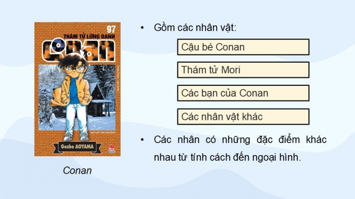 Giáo án điện tử Mĩ thuật 5 cánh diều Bài 12: Nhân vật truyện em yêu thích