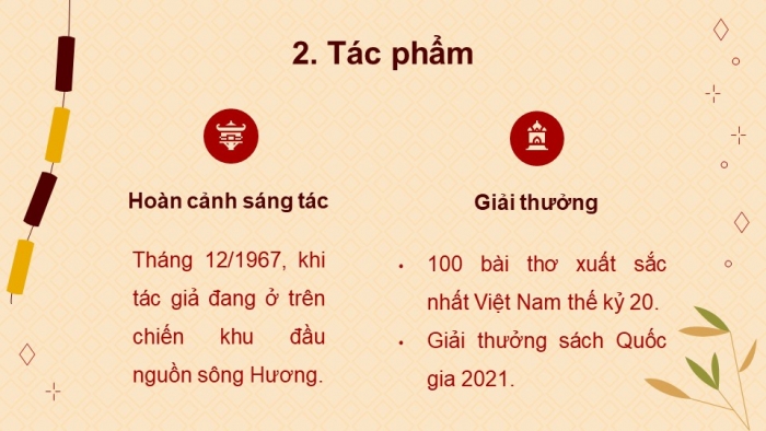 Giáo án điện tử Ngữ văn 12 cánh diều Bài 8: Bài thơ của một người yêu nước mình (Trần Vàng Sao)