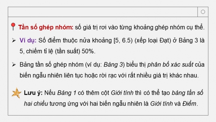 Giáo án điện tử chuyên đề Tin học ứng dụng 12 cánh diều Bài 2: Lập bảng tần số bằng hàm trong Excel