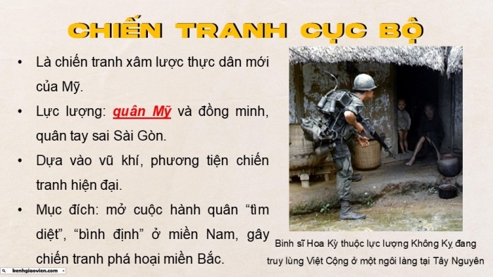 Giáo án điện tử Lịch sử 9 kết nối Bài 17: Việt Nam kháng chiến chống Mỹ, cứu nước, thống nhất đất nước giai đoạn 1965 – 1975