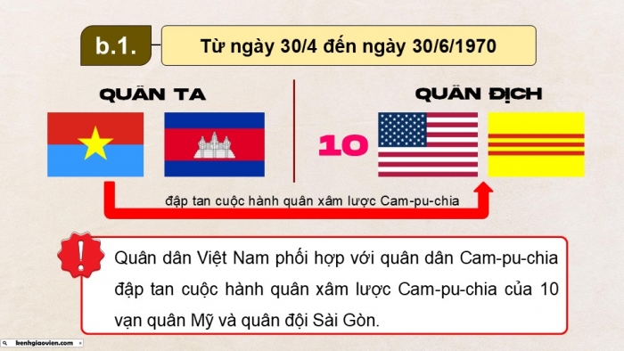 Giáo án điện tử Lịch sử 9 kết nối Bài 17: Việt Nam kháng chiến chống Mỹ, cứu nước, thống nhất đất nước giai đoạn 1965 – 1975 (P2)