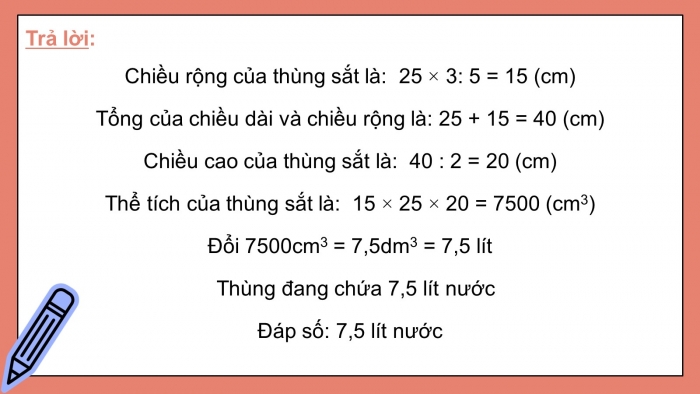 Giáo án PPT dạy thêm Toán 5 Chân trời bài 75: Em làm được những gì?