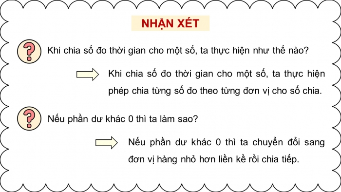 Giáo án điện tử Toán 5 chân trời Bài 81: Chia số đo thời gian