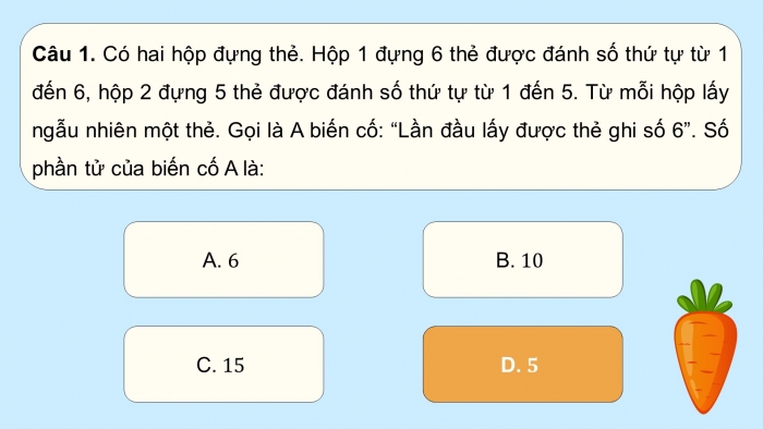 Giáo án điện tử Toán 9 kết nối Bài tập cuối chương VIII