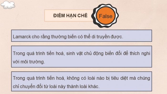 Giáo án điện tử KHTN 9 chân trời - Phân môn Sinh học Bài 47: Cơ chế tiến hóa