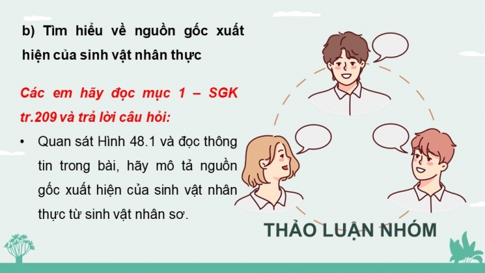 Giáo án điện tử KHTN 9 chân trời - Phân môn Sinh học Bài 48: Phát sinh và phát triển của sự sống trên Trái Đất