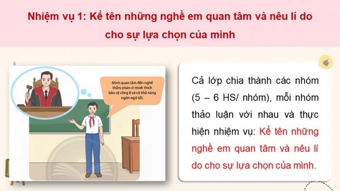 Giáo án điện tử Hoạt động trải nghiệm 9 chân trời bản 1 Chủ đề 8 Tuần 26