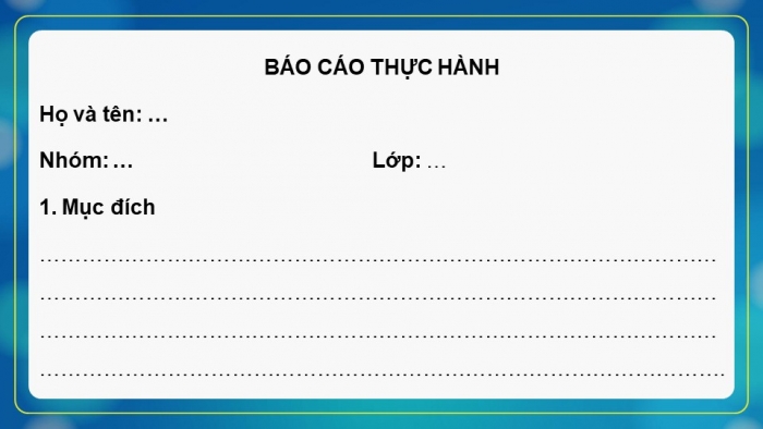 Giáo án điện tử Sinh học 12 kết nối Bài 32: Thực hành Thiết kế một hệ sinh thái nhân tạo