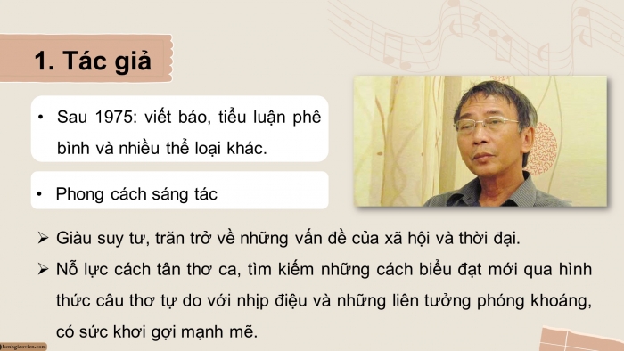 Giáo án điện tử Ngữ văn 12 cánh diều Bài 8: Đàn ghi ta của Lor-ca (Thanh Thảo)