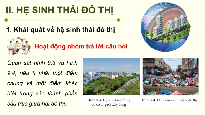 Giáo án điện tử chuyên đề Sinh học 12 cánh diều Bài 9: Một số lĩnh vực của sinh thái nhân văn