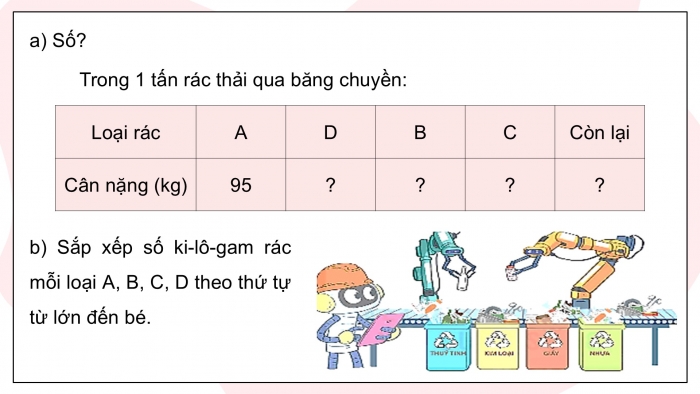 Giáo án điện tử Toán 5 kết nối Bài 74: Ôn tập một số yếu tố thống kê và xác suất