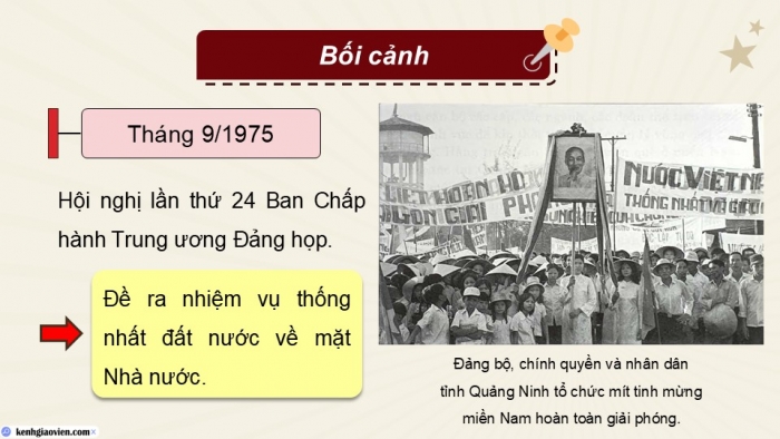 Giáo án điện tử Lịch sử 9 kết nối Bài 18: Việt Nam từ năm 1976 đến năm 1991