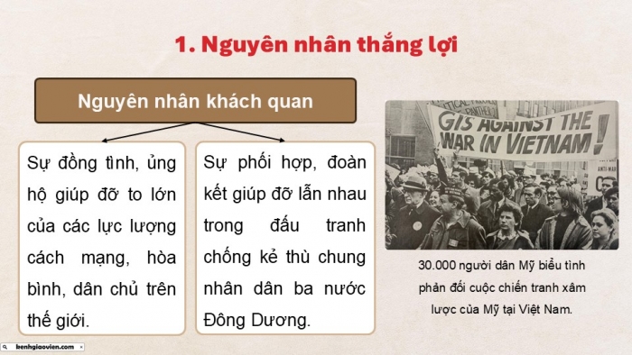 Giáo án điện tử Lịch sử 9 kết nối Bài 17: Việt Nam kháng chiến chống Mỹ, cứu nước, thống nhất đất nước giai đoạn 1965 – 1975 (P5)