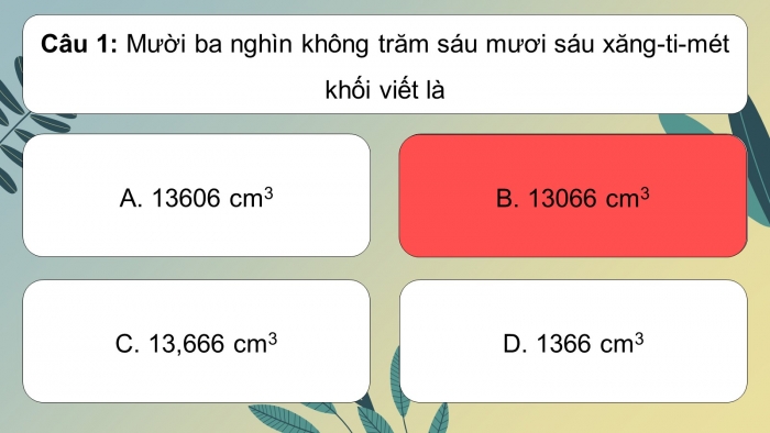 Giáo án PPT dạy thêm Toán 5 Chân trời bài 70: Xăng-ti-mét khối