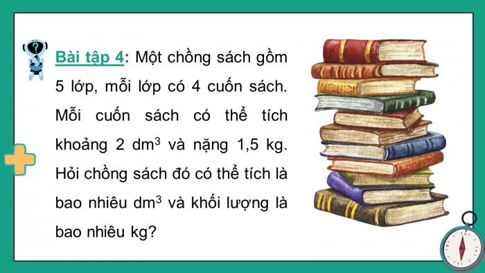 Giáo án PPT dạy thêm Toán 5 Chân trời bài 71: Đề-xi-mét khối