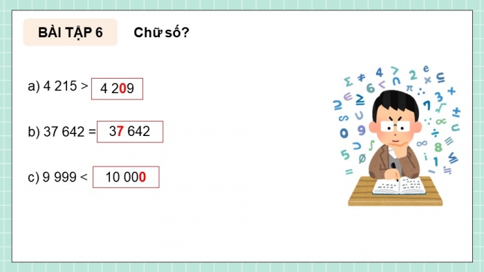 Giáo án điện tử Toán 5 chân trời Bài 87: Ôn tập số tự nhiên