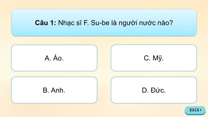 Giáo án điện tử Âm nhạc 5 chân trời Tiết 3: Thường thức âm nhạc Trí tưởng tượng của nhạc sĩ F. Su-be (F. Schubert), Nhà ga âm nhạc