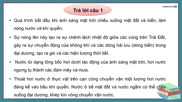 Giáo án điện tử KHTN 9 kết nối - Phân môn Vật lí Bài 16: Vòng năng lượng trên Trái Đất. Năng lượng hoá thạch