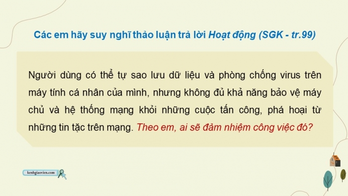 Giáo án điện tử Tin học 9 cánh diều Chủ đề G Bài 2: Nhóm nghề Đa phương tiện và nhóm nghề Vận hành hệ thống thông tin