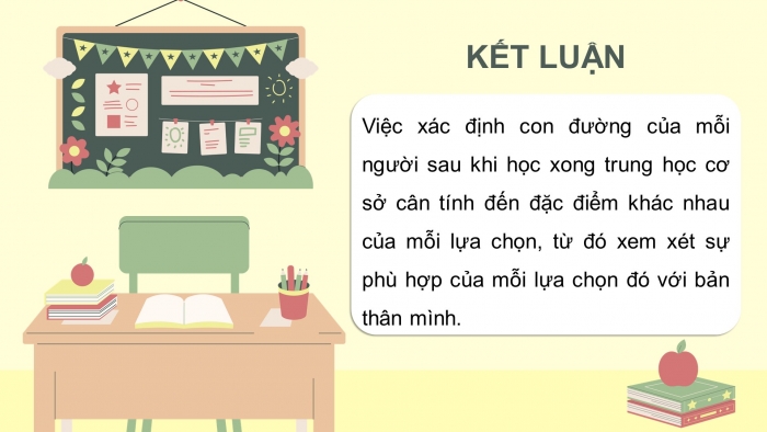 Giáo án điện tử Hoạt động trải nghiệm 9 cánh diều Chủ đề 9 - Hoạt động giáo dục 2: Lựa chọn con đường sau trung học cơ sở