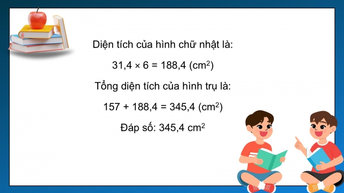 Giáo án PPT dạy thêm Toán 5 Chân trời bài 67: Hình trụ