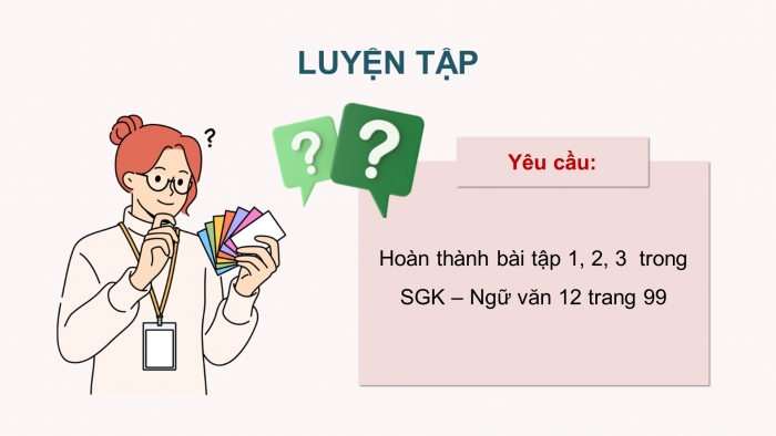 Giáo án điện tử Ngữ văn 12 chân trời Bài 9: Thực hành tiếng Việt